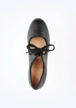 Move Dance Cincinatti Leather Tap Shoe -dance costume MOH0018 FRONT BLK 83130.1678928503