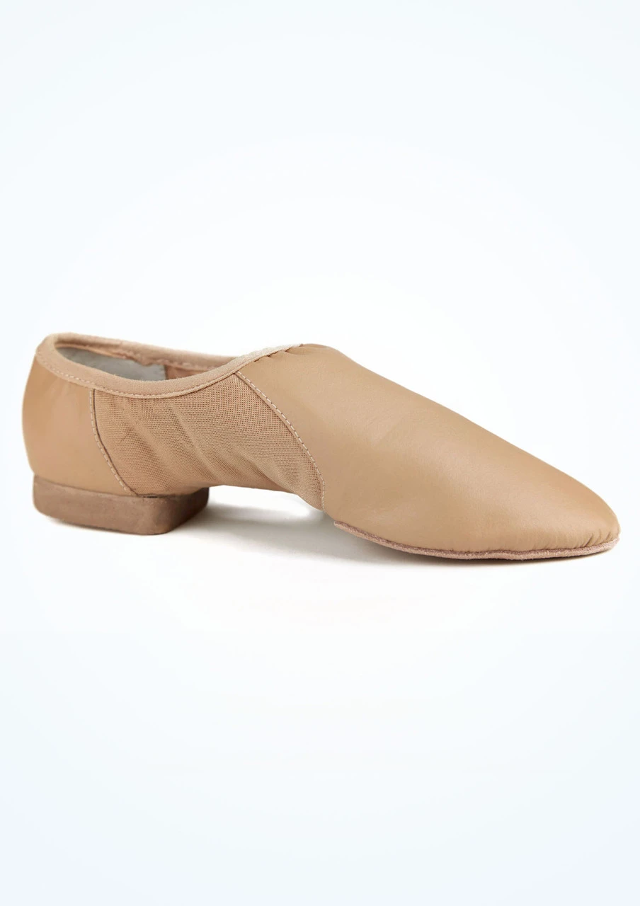 Move Illusion Split Sole Jazz Shoe - Tan 4 Move Illusion Split Sole Jazz Shoe - Tan - Image 2