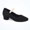 Move Dance Julie Canvas Character Shoe 1.5" Cuban - Black -dance costume MOK0020 MAIN BLK 38556.1678928523