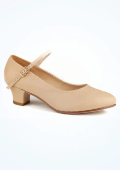 Move Dance Dina Character Shoe 1.5" - Tan -dance costume MOK0022 NUD MAIN TAN T 25343.1695432183