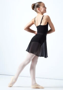 Move Dance Teen Adaline Chiffon Skirt -dance costume MOR5023 BLK BACK 1 67852.1678884758