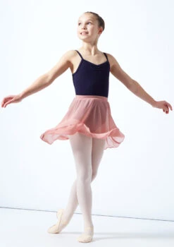 Move Dance Teen Adaline Chiffon Skirt -dance costume MOR5023 PINK FRONT 1 51168.1678884754