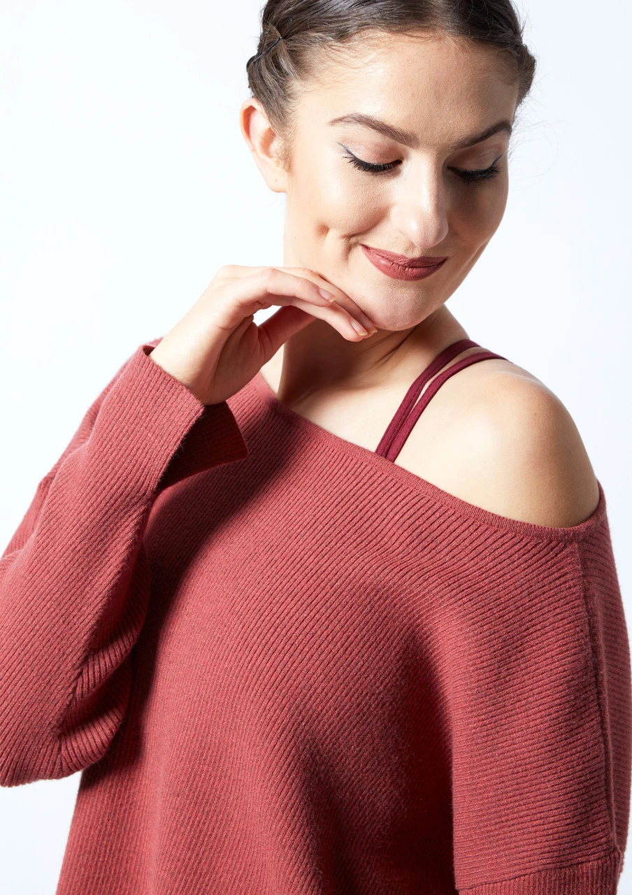 Move Dance Charm Ribbed Knit Cropped Dance Jumper 8 Move Dance Charm Ribbed Knit Cropped Dance Jumper - Image 6