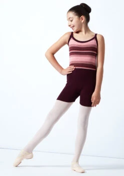 Move Dance Teen Mimi Striped Knit Dance Warm Up Suit