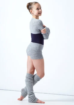 Move Dance Teen Daniella Knit Shrug -dance costume MOZ5718 GRY BACK 1 04252.1678885168