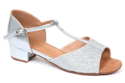 Move Dance Lyri Ballroom And Latin Shoe 1" - Silver