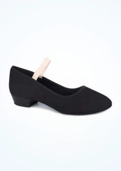 Move Dance Judy Canvas Character Shoe Low 1" - Black -dance costume MO K0021 MAIN BLK T 85284.1695432183