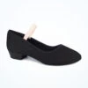 Move Dance Judy Canvas Character Shoe Low 1" - Black -dance costume MO K0021 MAIN BLK 83650.1678928527
