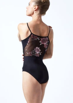 Move Dance Petal Floral Camisole Leotard -dance costume MO L0631 BLK BACK 1T 58960.1696980512