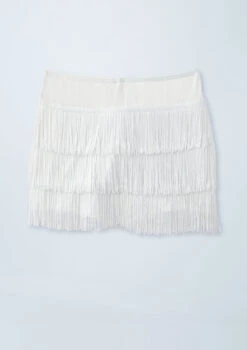 Weissman Fringe Shorts -dance costume MT3228 white offfigure 004 25950.1678891258