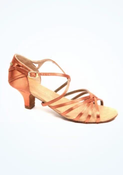 PortDance Sienna Ballroom & Latin Shoe 1.75" -dance costume PD301 MAIN TAN T 65873.1694686125