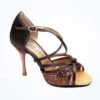 PortDance Protea Salsa & Tango Shoe 3" - Brown -dance costume PD80175 MAIN BRN 12274.1678885223