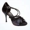 PortDance Protea Salsa & Tango Shoe 3" - Black -dance costume PS80175BLK MAIN BLK 39735.1678885219
