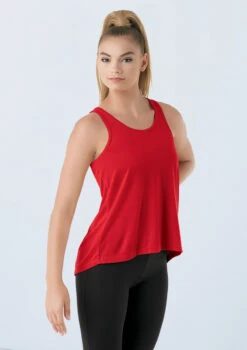 Weissman Flyaway Racerback Tank Top 9 Weissman Flyaway Racerback Tank Top -dance costume PT9669 red 0262 01320.1698450570