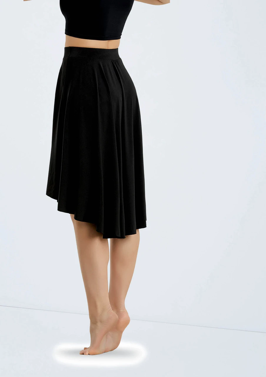 Weissman Matte Jersey Mid-Length Skirt 4 Weissman Matte Jersey Mid-Length Skirt - Image 2