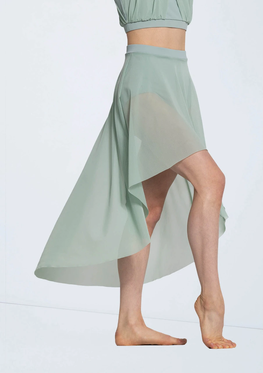 Weissman Power Mesh High-Low Skirt 3 Weissman Power Mesh High-Low Skirt
