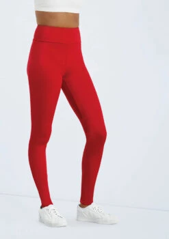 Weissman Lustre High-Waist Leggings 15 Weissman Lustre High-Waist Leggings -dance costume SH11069 red 021 86860.1678891500