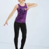 Weissman Ultra Sparkle Tank Top -dance costume SQ9554 electricpurple 011 82026.1678891799