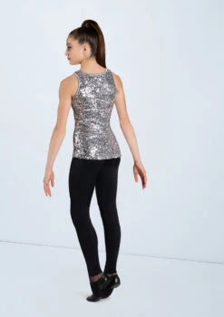 Weissman Ultra Sparkle Tank Top 15 Weissman Ultra Sparkle Tank Top -dance costume SQ9554 silver MT6789 black 2013 40016.1678891803