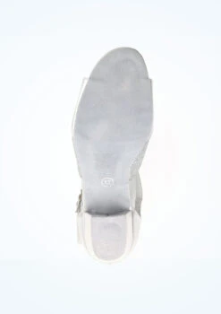 Tappers And Pointers Amber Ballroom Shoe 1 2" - Silver -dance costume TAAMBER SOLEM SLV 60659.1678886253