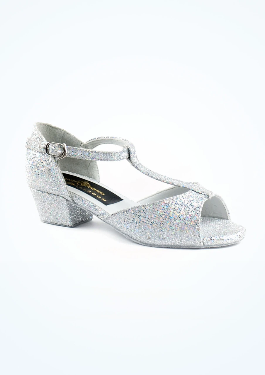 Tappers And Pointers Chelsea Ballroom Shoe 1 2" - Silver 3 Tappers And Pointers Chelsea Ballroom Shoe 1 2" - Silver