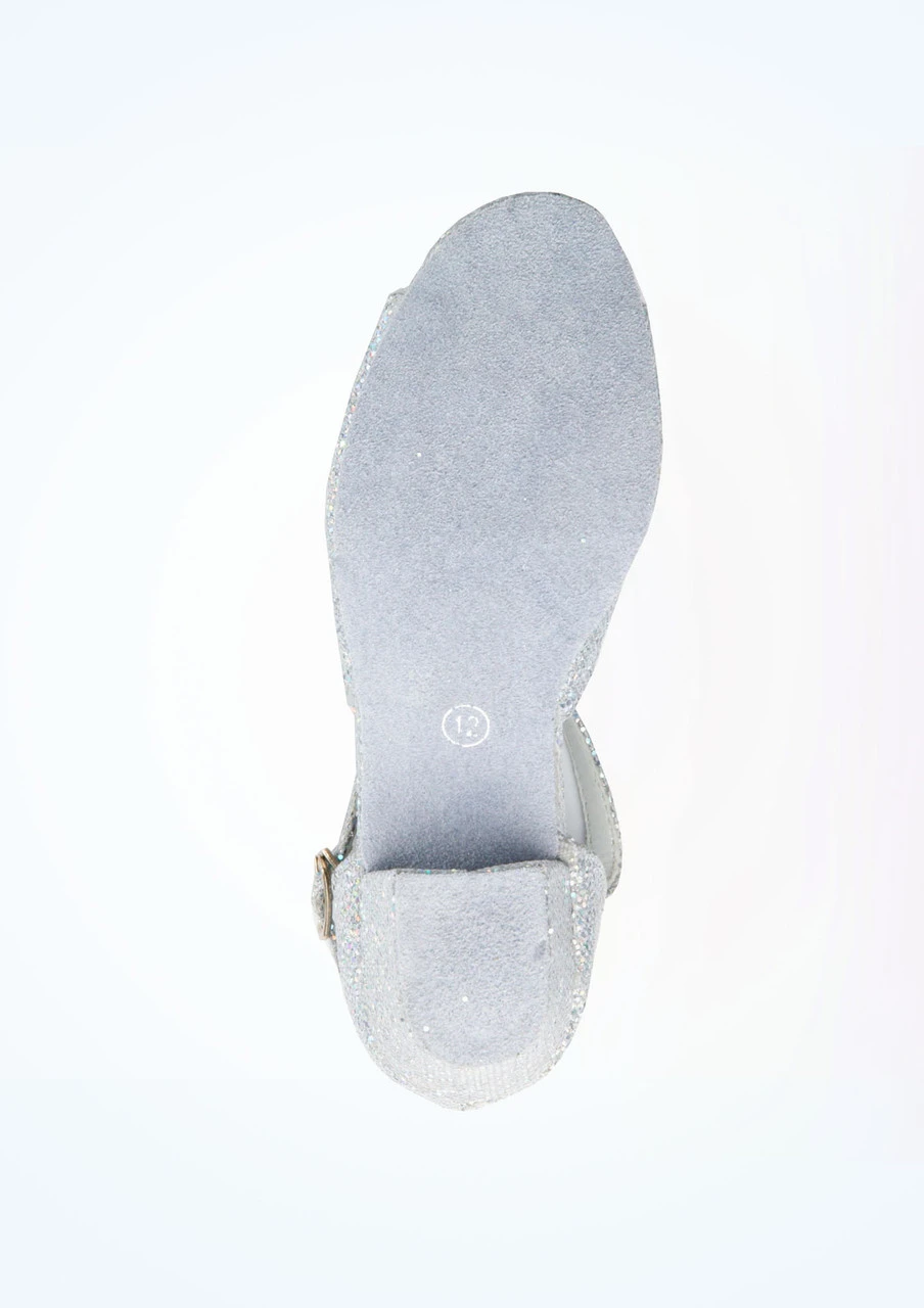 Tappers And Pointers Chelsea Ballroom Shoe 1 2" - Silver 5 Tappers And Pointers Chelsea Ballroom Shoe 1 2" - Silver - Image 3
