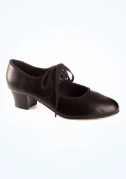 Tappers & Pointers Cuban Heel Tap Shoe - Black -dance costume TAPTCPB MAIN BLK T 14856.1698812043