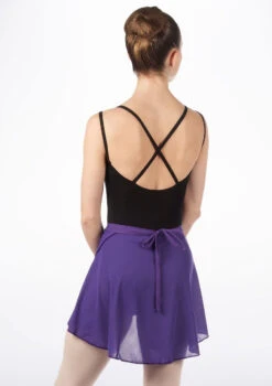 Tappers & Pointers Wrap Dance Skirt -dance costume TAWRAP BACKM PUR 99913.1678886452