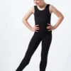 Alegra Tasha Girls Sleeveless Catsuit -dance costume al c5225 alegra tasha girls sleeveless catsuit black front 22878.1678871764