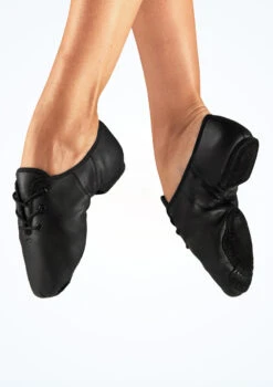 Alegra Basic Split Sole Jazz Shoe - Black -dance costume al j0010blk alegra basic split sole jazz shoe black front T 26246.1691191549