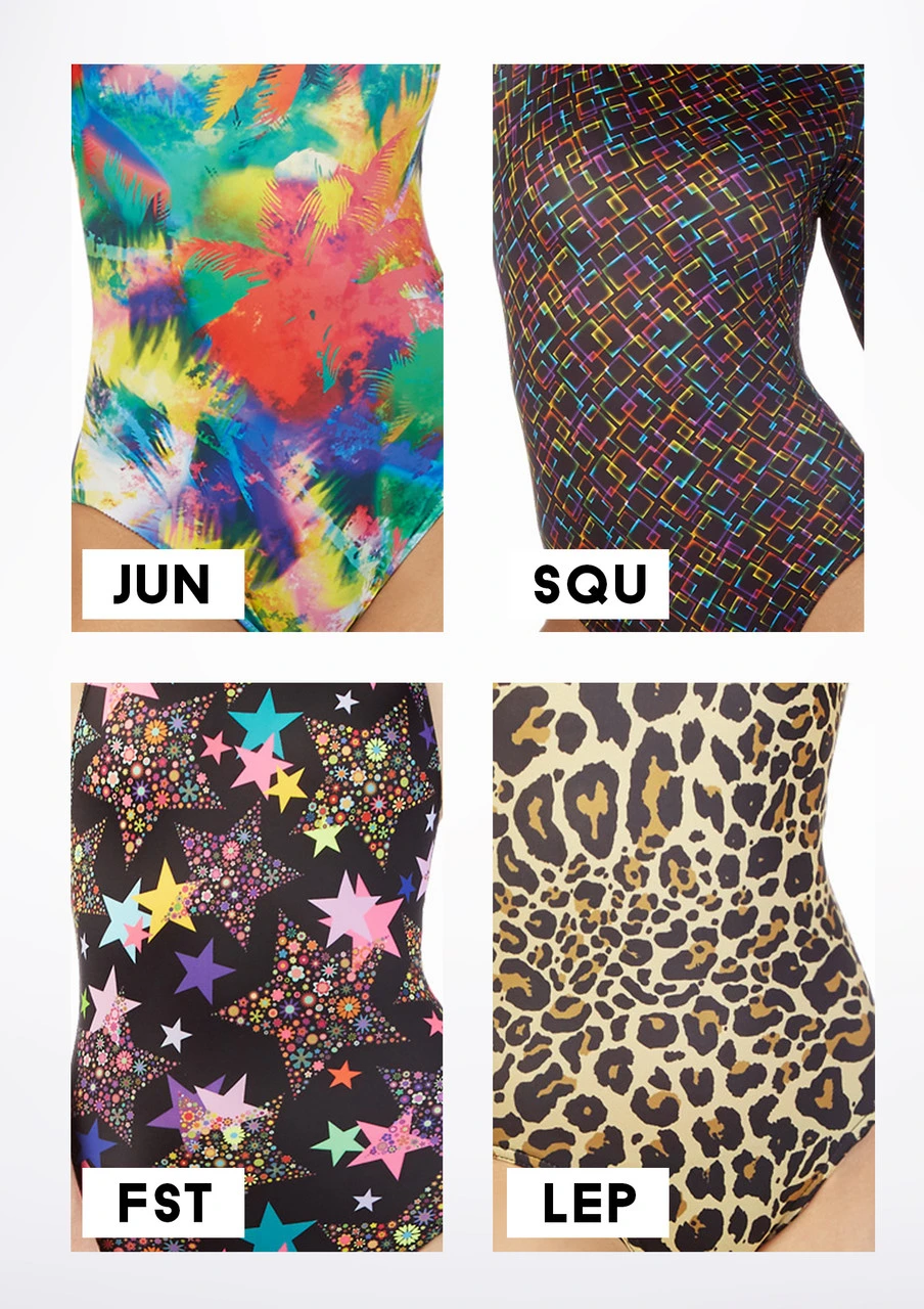 Alegra Girls Patterned Skirted Minnie Leotard 4 Alegra Girls Patterned Skirted Minnie Leotard - Image 2