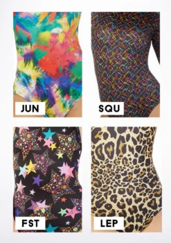 Alegra Girls Patterned Cleo Leotard -dance costume al l5206 alegra girls patterned cleo leotard colour swatch no2 46819.1678873829