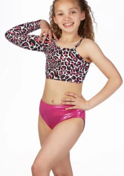Alegra Girls Patterned Echo Dance Top -dance costume al s5252 alegra girls patterned echo dance top front thumbnail T 94960.1697239945