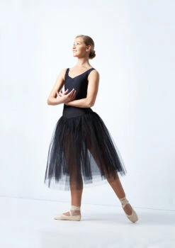 Alegra Basic Romantic Tutu -dance costume alg0258 black front 2 02717.1684970416