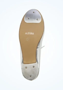 Alegra Tie Front Tap Shoe - Silver -dance costume alh0026 silver bottom 1 88869.1688080799