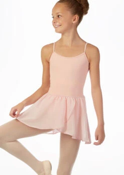 Bloch Pull-On Barre Ballet Dance Skirt -dance costume bl cr5110 bloch pull on barre ballet dance skirt pink front thumbnail T 23747.1698799054