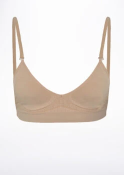 Bloch Luelle Seamless Leotard Bra -dance costume bl z3127nud bloch luelle seamless leotard bra tan front T 99018.1698801572