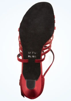 So Danca Charlize Ballroom Shoe 1.5" -dance costume bl180charlize burg bottom 1 59022.1678885549