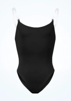 Bloch Girls Auva Bodyliner 17 Bloch Girls Auva Bodyliner -dance costume blcb3397 black front 20357.1691450406