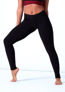 Bloch Footless Leggings -dance costume blp3958 black front t 18813.1698799651