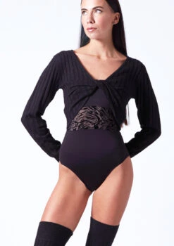 Bloch Hope Knit Warmup Top 9 Bloch Hope Knit Warmup Top -dance costume blz1289 black front t 58185.1698711755