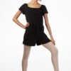 Ballet Rosa Teen Romper Warm Up Suit -dance costume br anice ballet rosa teen romper warm up suit black front 03378.1678926651