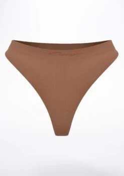 Capezio Thong -dance costume ca 3678 capezio thong brown front no1 15281.1678927120