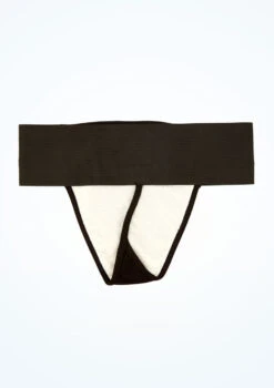 Capezio Mens Quilted Cotton Thong Dancebelt -dance costume ca n5930 capezio mens quilted cotton thong dancebelt black back 04801.1678927348