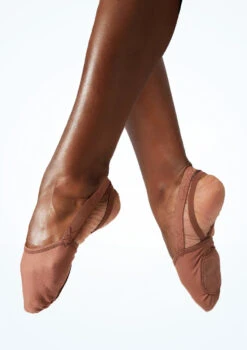 Capezio Canvas Hanami Pirouette 11 Capezio Canvas Hanami Pirouette -dance costume cah064w mocha front t 05679.1698711779