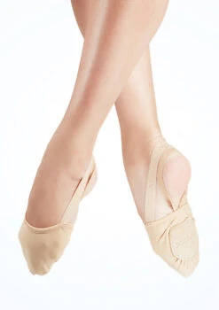 Capezio Canvas Hanami Pirouette 10 Capezio Canvas Hanami Pirouette -dance costume cah064w sand front 1 45682.1695252106