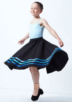 RAD Ballet Character Dance Skirt -dance costume cd cs rad ballet character dance skirt blue front no1 T 15125.1698806132