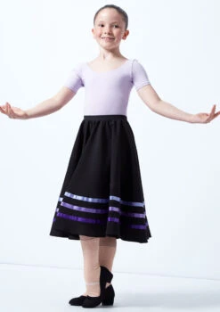 RAD Ballet Character Dance Skirt -dance costume cd cs rad ballet character dance skirt purple front no1 68319.1678927403