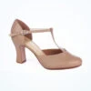 So Danca T Strap Character Shoe 3" - Tan -dance costume ch 98 so danca t strap character shoe 3 tan no1 14887.1678885597
