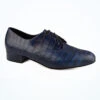 Freed Kelly Croc Effect Mens Ballroom Shoe - Blue -dance costume fr kellyl freed kelly croc effect mens ballroom shoe blue main image 23932.1678927771